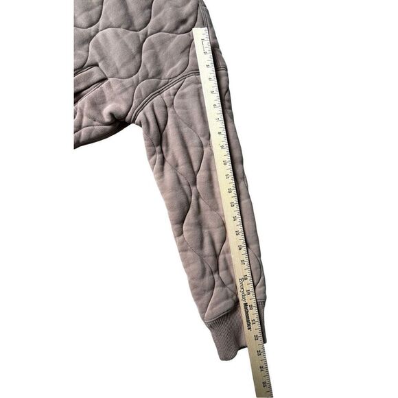 Abercrombie & Fitch Onion Quilted Bomber Jacket size M Tan - Picture 7 of 9